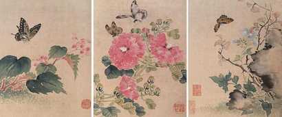佚名 花鸟 册页（五开选三）